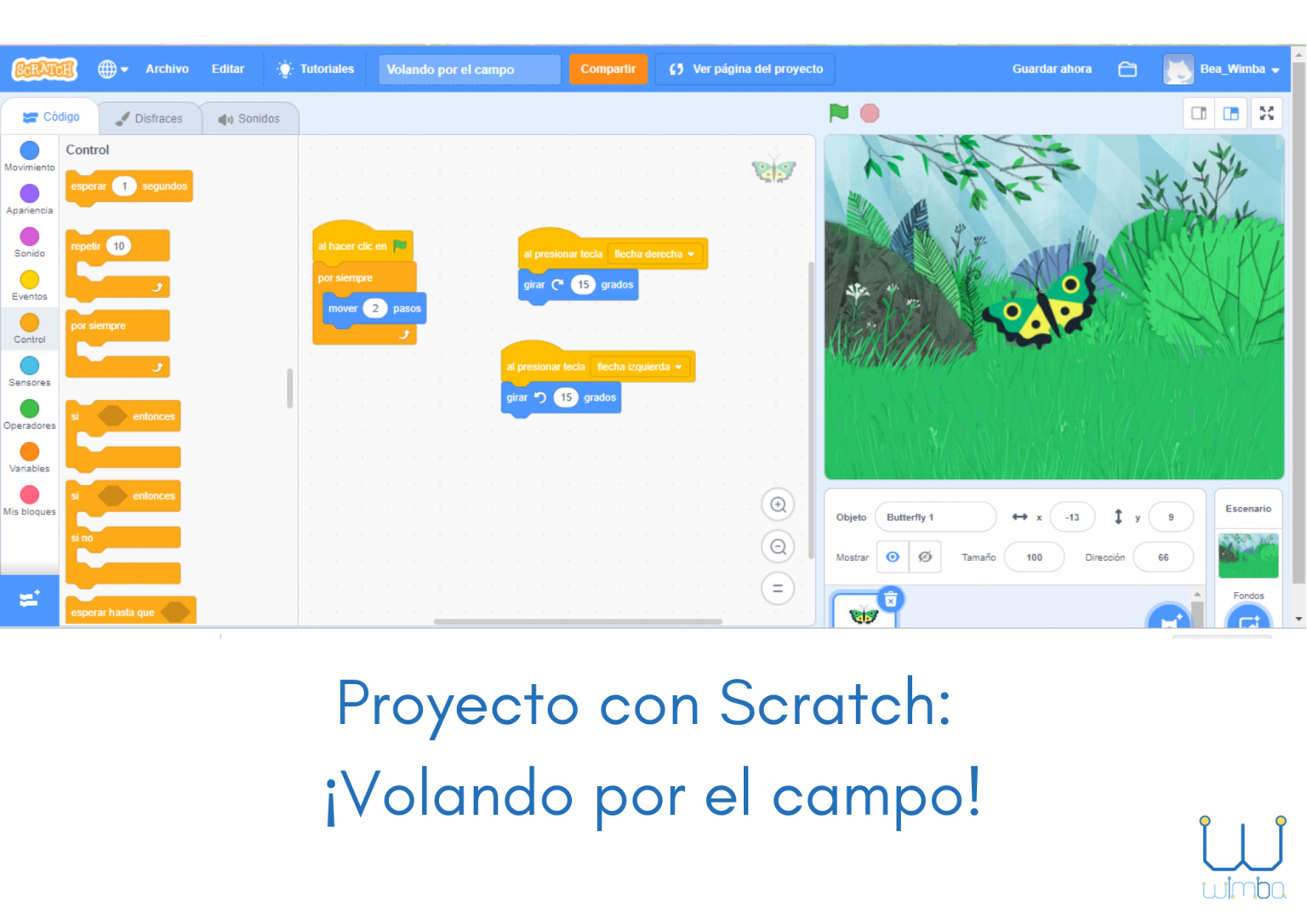 Ideas para hacer en casa Programando con Scratch Wimba Robótica